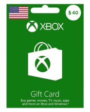 گیفت کارت ایکس باکس 40 دلاری آمریکا